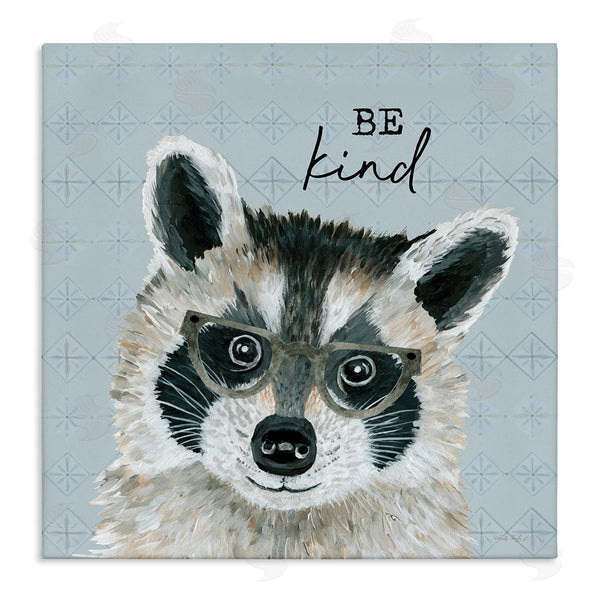 stupell industries Cindy Jacobs | Be Kind Happy Raccoon Patterned Wall Art