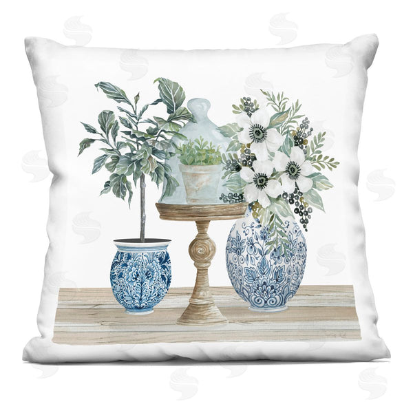 stupell industries Cindy Jacobs | Blooming Flower Bouquet Dome Printed Throw Pillow