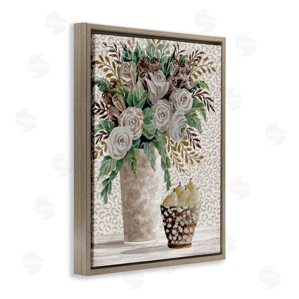 Stupell Industries Cindy Jacobs | Bouquet On Leopard Pattern Wall Art