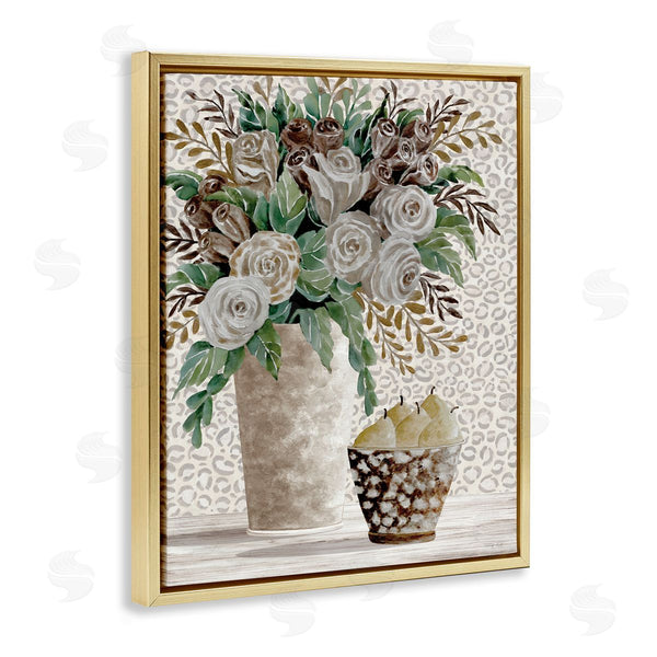 Stupell Industries Cindy Jacobs | Bouquet On Leopard Pattern Wall Art