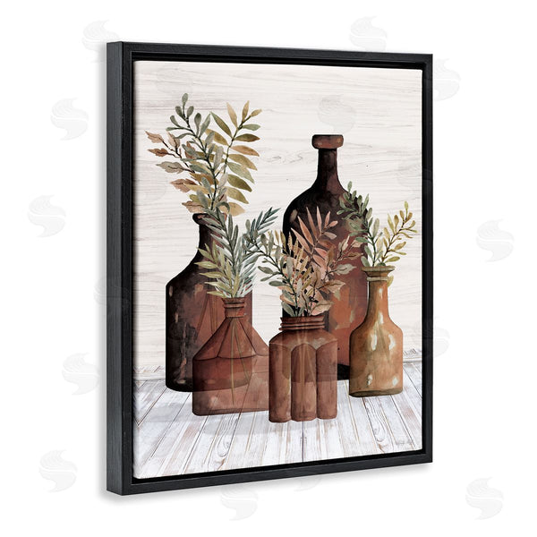 Stupell Industries Cindy Jacobs | Brown Pottery Botanicals Wall Art