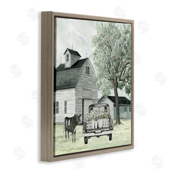 Stupell Industries Cindy Jacobs | Buttercup's Flowers On Farm Wall Art