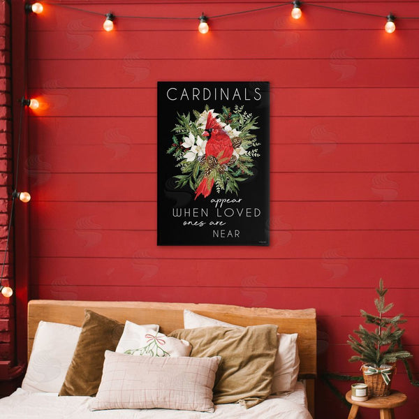 Stupell Industries Cindy Jacobs | Cardinals Appear Seasonal Sentiment Wall Art