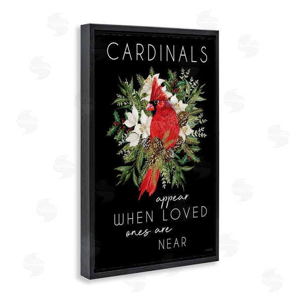 Stupell Industries Cindy Jacobs | Cardinals Appear Seasonal Sentiment Wall Art