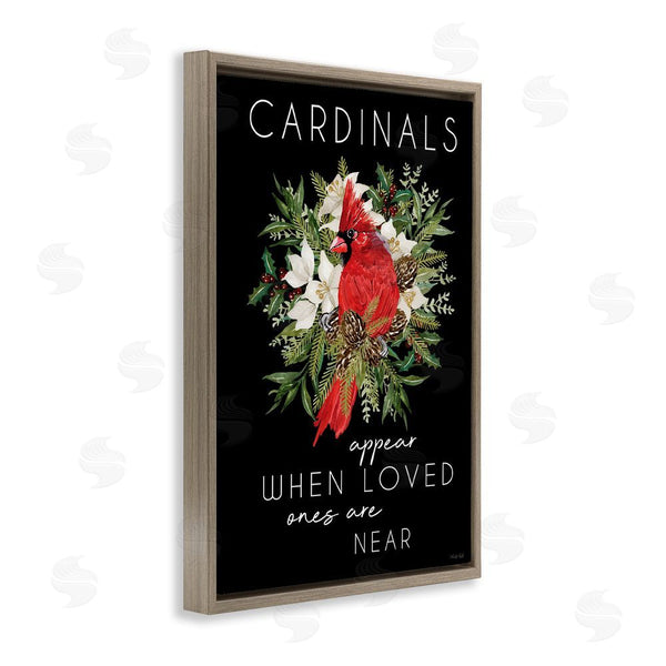 Stupell Industries Cindy Jacobs | Cardinals Appear Seasonal Sentiment Wall Art