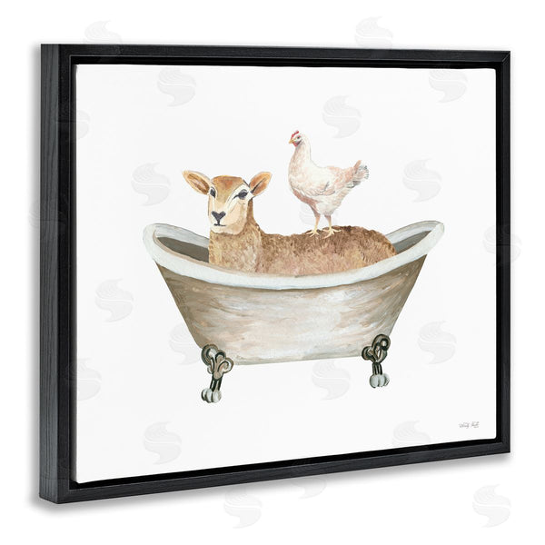 Stupell Industries Cindy Jacobs | Country Bathroom Animals
