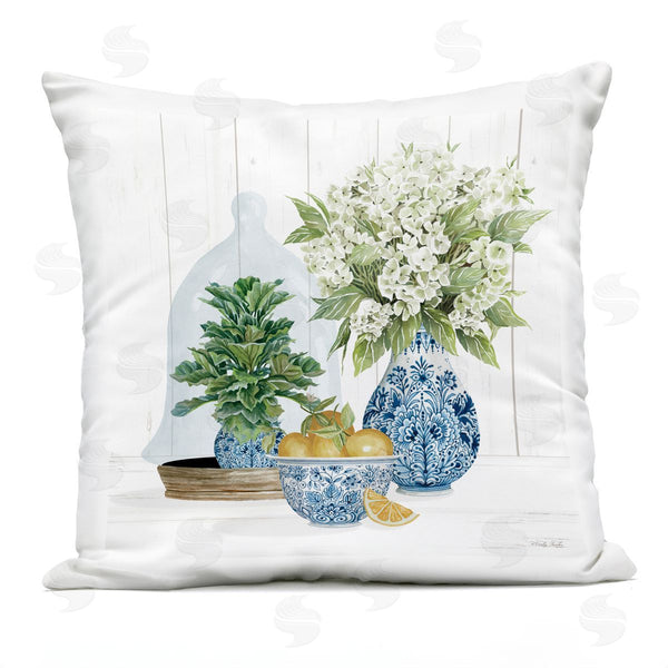 Stupell Industries Cindy Jacobs | Country Florals Citrus Fruits Printed Throw Pillow