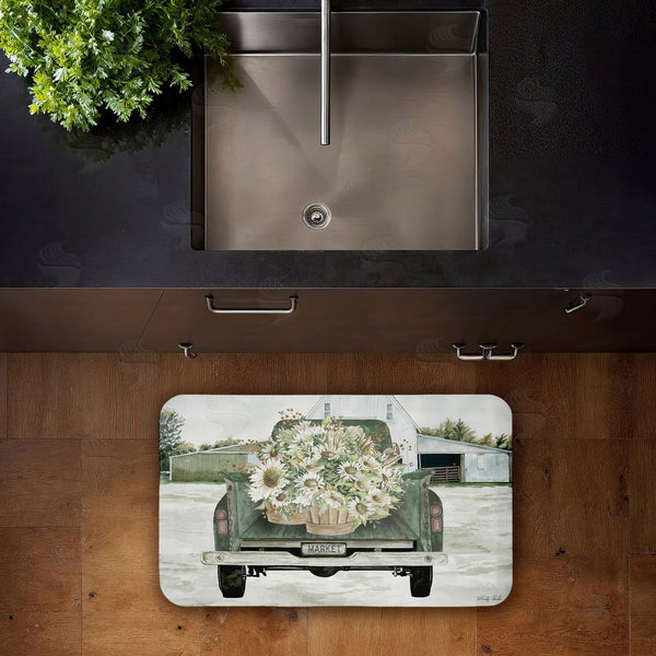 Stupell Industries Cindy Jacobs | Country Flower Delivery Anti-Fatigue Mat