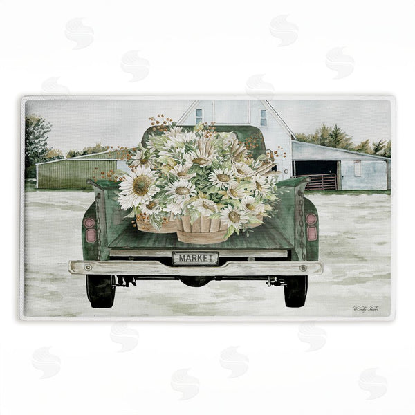 stupell industries Cindy Jacobs | Country Flower Delivery Plush Bath Mat