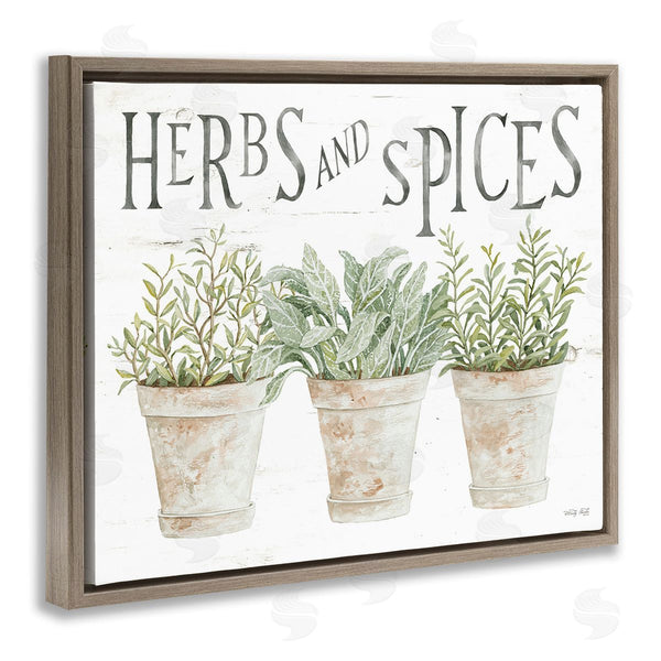 Stupell Industries Cindy Jacobs | Country Herbs & Spices Wall Art