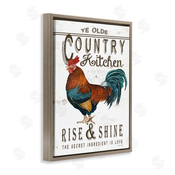 Stupell Industries Cindy Jacobs | Country Kitchen Rustic Phrase Wall Art