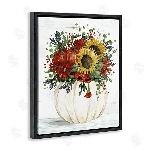Stupell Industries Cindy Jacobs | Country Sunflower Pumpkin Bouquet Wall Art