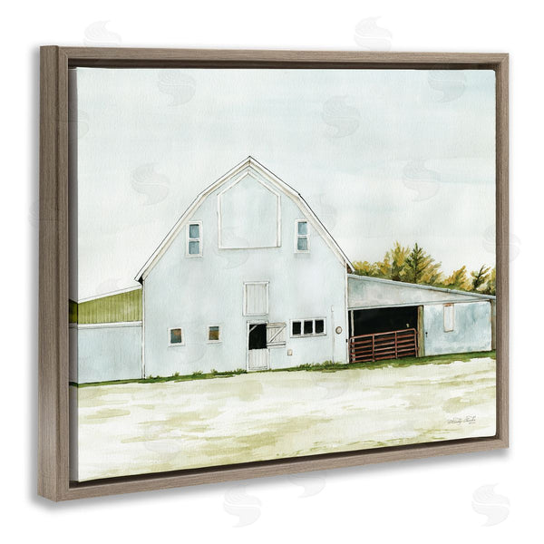 Stupell Industries Cindy Jacobs | Countryside Barn Rural Farmland Field Landscape Wall Art