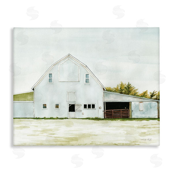 stupell industries Cindy Jacobs | Countryside Barn Rural Farmland Field Landscape Wall Art