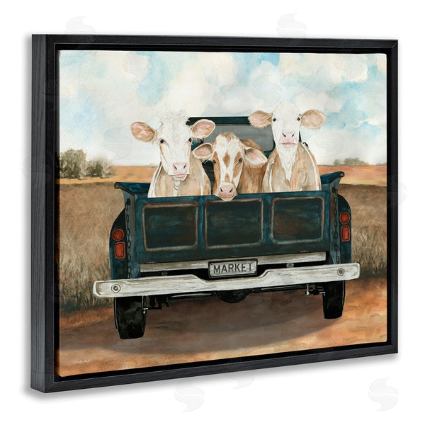 Stupell Industries Cindy Jacobs | Cows In Country Truck Wall Art