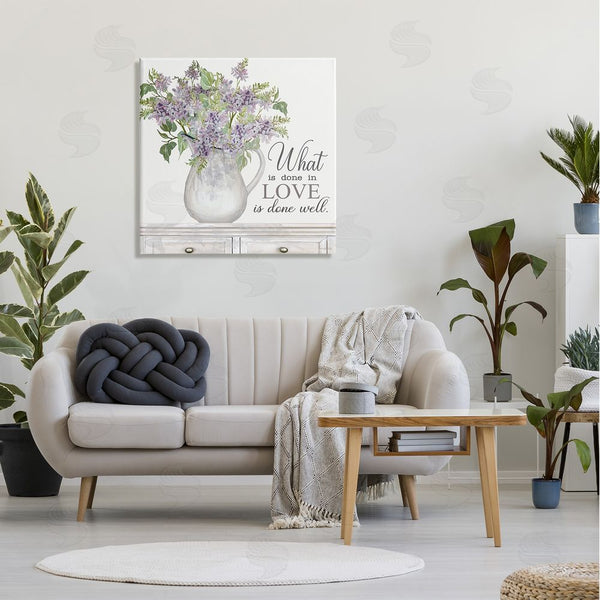 Stupell Industries Cindy Jacobs | Do With Love Lilies Water Jug Traditional Furniture Wall Art
