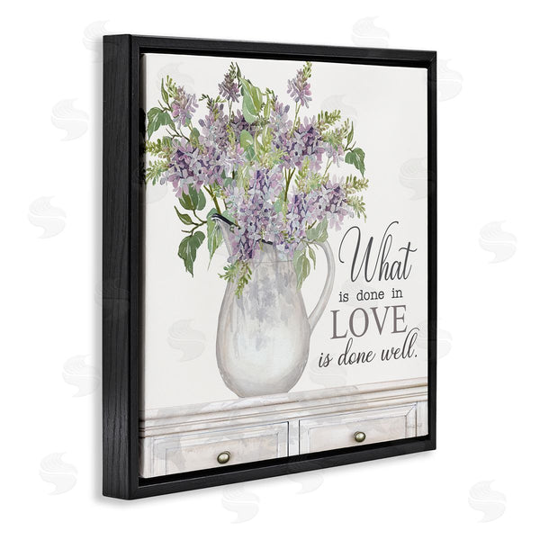 Stupell Industries Cindy Jacobs | Do With Love Lilies Water Jug Traditional Furniture Wall Art