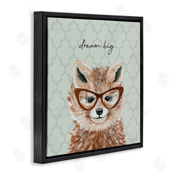 Stupell Industries Cindy Jacobs | Dream Big Happy Fox Patterned Wall Art