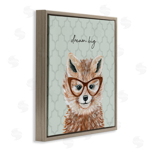 Stupell Industries Cindy Jacobs | Dream Big Happy Fox Patterned Wall Art