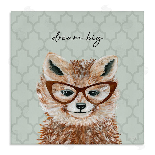stupell industries Cindy Jacobs | Dream Big Happy Fox Patterned Wall Art
