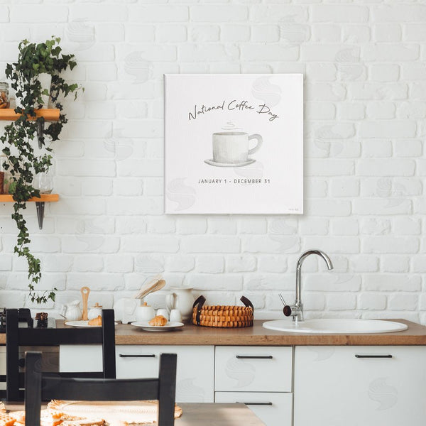 Stupell Industries Cindy Jacobs | Everyday National Coffee Day Wall Art