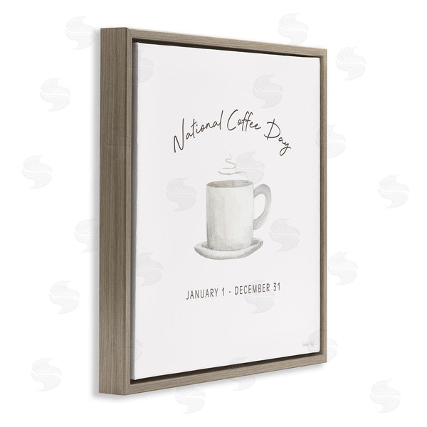 Stupell Industries Cindy Jacobs | Everyday National Coffee Day Wall Art