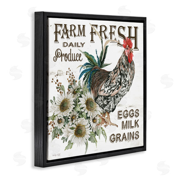 Stupell Industries Cindy Jacobs | Farm Fresh Country Hen Wall Art