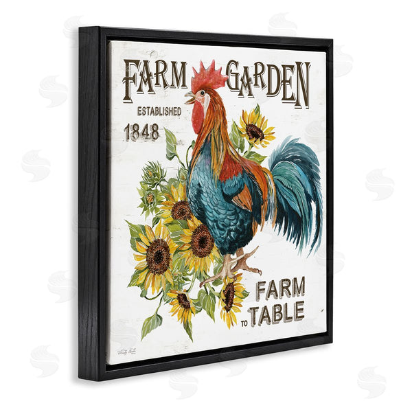 Stupell Industries Cindy Jacobs | Farm To Table Rooster Wall Art