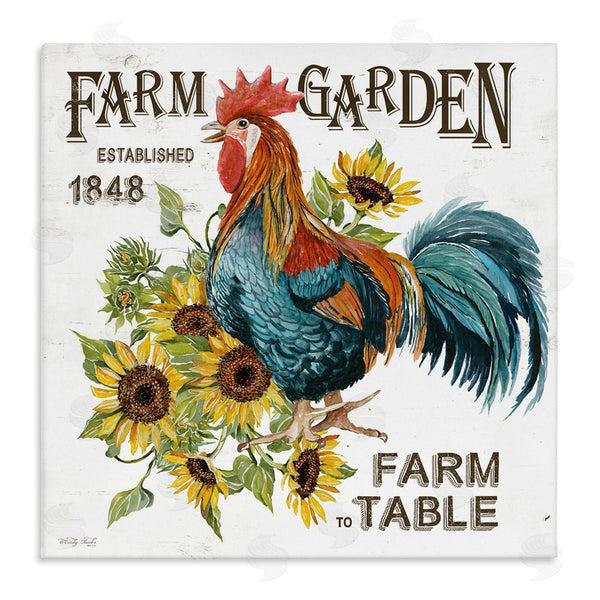 stupell industries Cindy Jacobs | Farm to Table Rooster Wall Art
