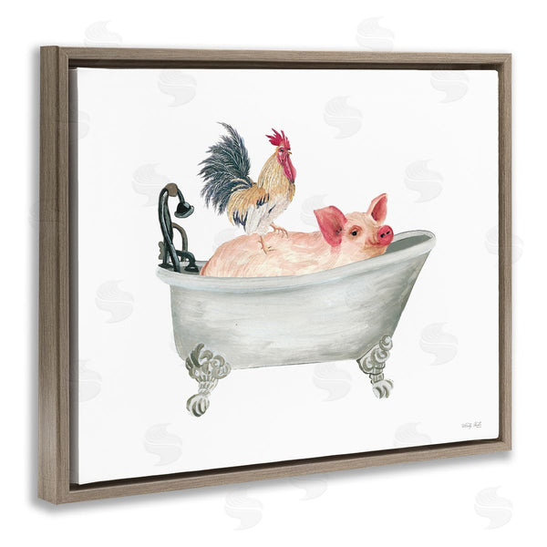 Stupell Industries Cindy Jacobs | Farmhouse Animals Tub