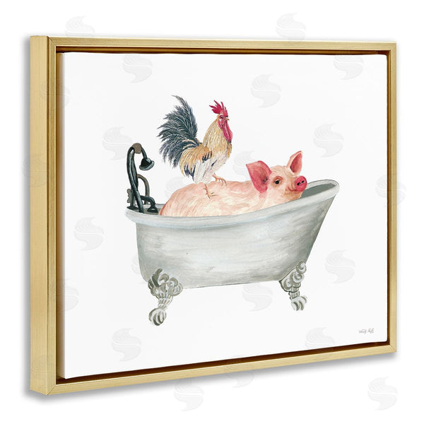 Stupell Industries Cindy Jacobs | Farmhouse Animals Tub