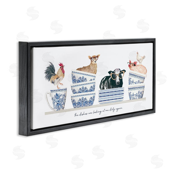Stupell Industries Cindy Jacobs | Farmhouse Dirty Dishes Wall Art
