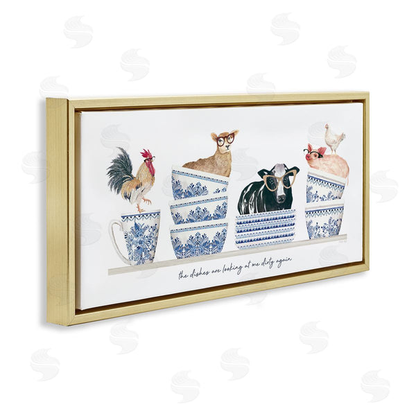 Stupell Industries Cindy Jacobs | Farmhouse Dirty Dishes Wall Art