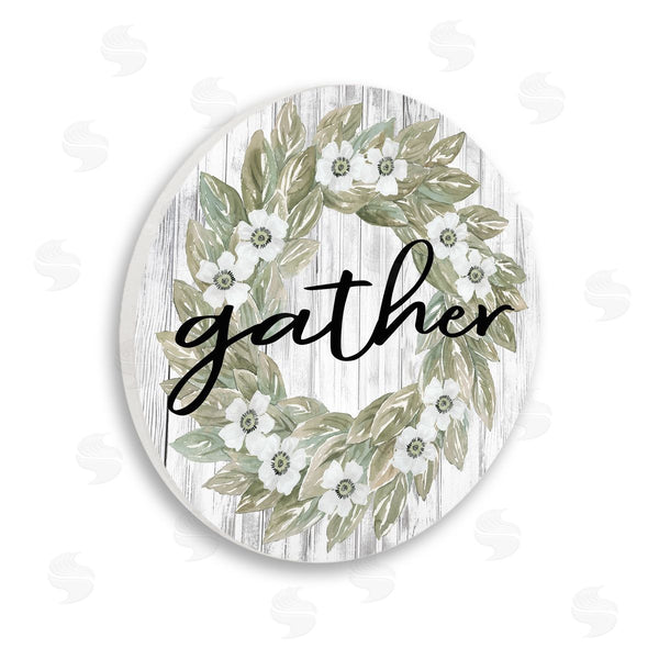 stupell industries Cindy Jacobs | Gather Faux Floral Wreath Wall Art