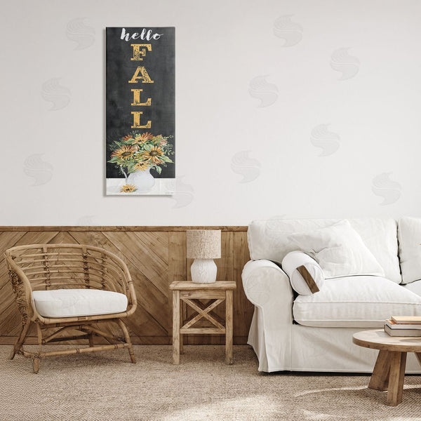 Stupell Industries Cindy Jacobs | Hello Fall Sunflower Bouquet Wall Art
