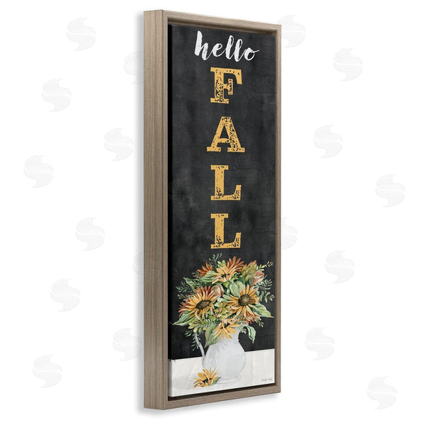Stupell Industries Cindy Jacobs | Hello Fall Sunflower Bouquet Wall Art