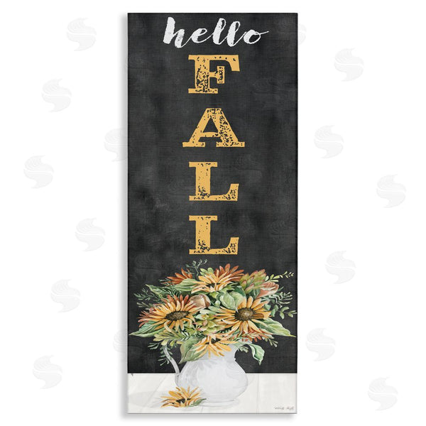 stupell industries Cindy Jacobs | Hello Fall Sunflower Bouquet Wall Art