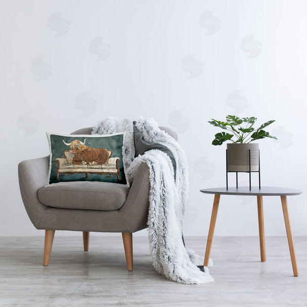 Stupell Industries Cindy Jacobs | Highland Cow On Couch