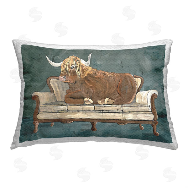 Stupell Industries Cindy Jacobs | Highland Cow On Couch