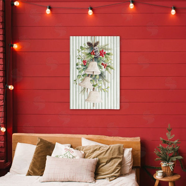 Stupell Industries Cindy Jacobs | Holiday Bells With Holly Wall Art