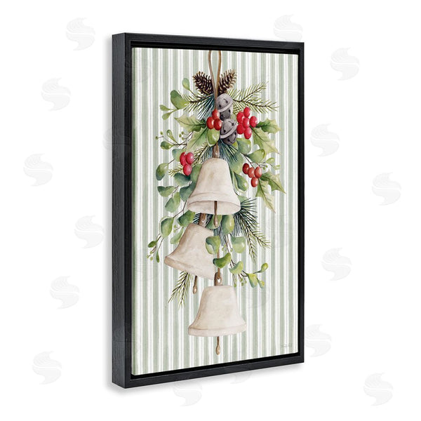 Stupell Industries Cindy Jacobs | Holiday Bells With Holly Wall Art