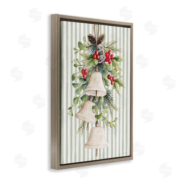 Stupell Industries Cindy Jacobs | Holiday Bells With Holly Wall Art