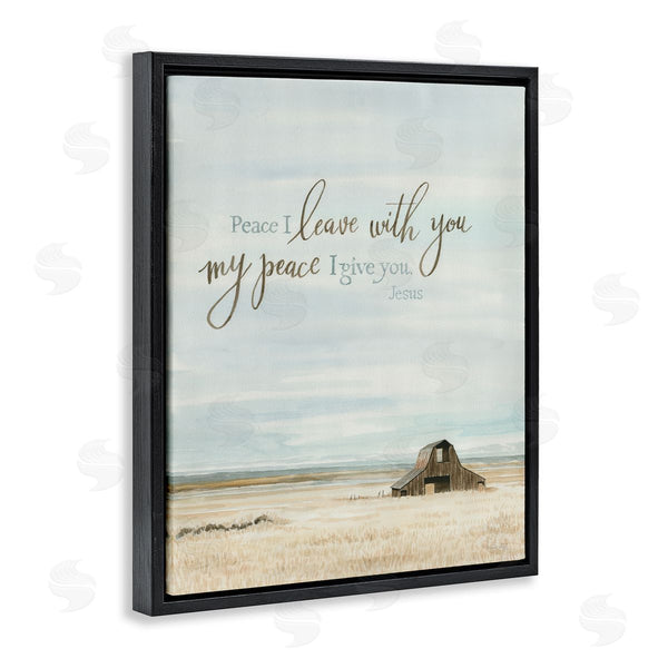 Stupell Industries Cindy Jacobs | Leave With Peace Barn Wall Art