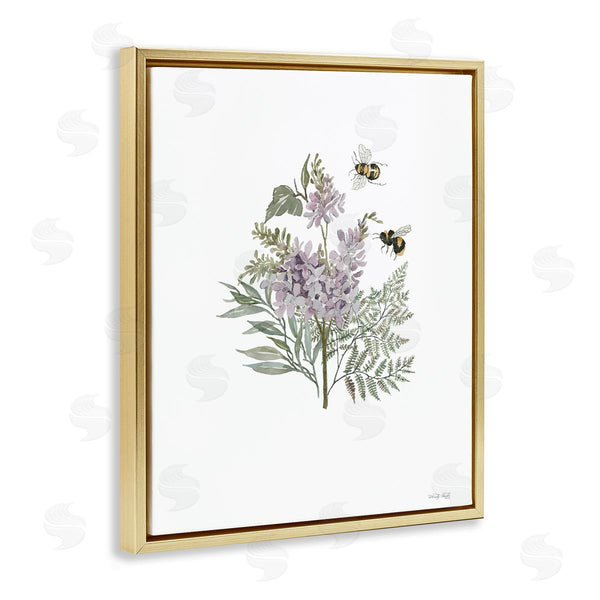 Stupell Industries Cindy Jacobs | Lilacs And Bumble Bees Wall Art