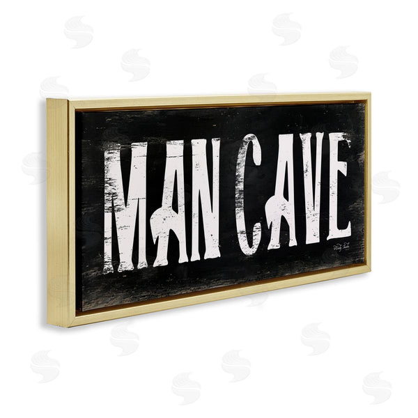 Stupell Industries Cindy Jacobs | Man Cave Black And White Wall Art