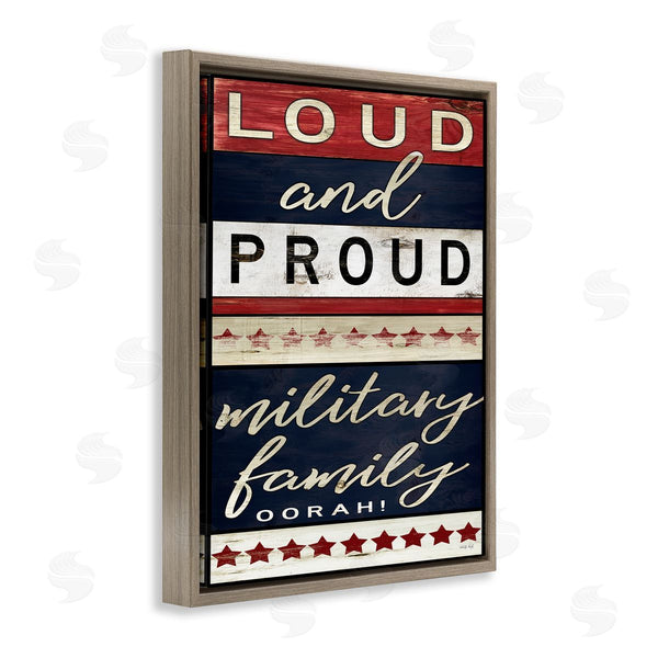 Stupell Industries Cindy Jacobs | Military Family Loud And Proud