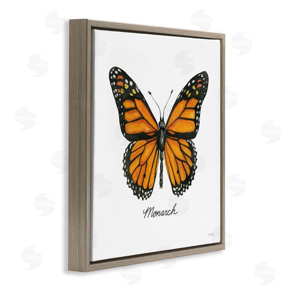 Stupell Industries Cindy Jacobs | Monarch Butterfly Casual Insect Wildlife Design Wall Art