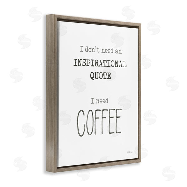 Stupell Industries Cindy Jacobs | Need Coffee Humorous Cranky Morning Kitchen Typography Wall Art
