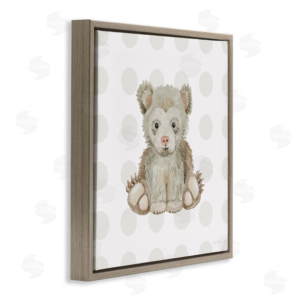 Stupell Industries Cindy Jacobs | Nursery Bear On Dots