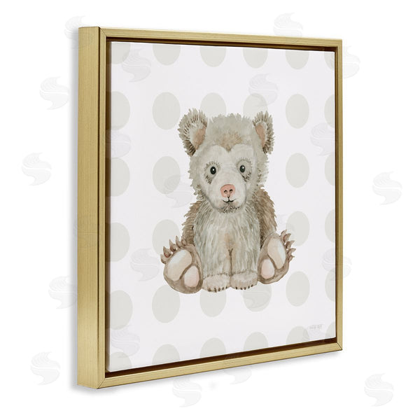 Stupell Industries Cindy Jacobs | Nursery Bear On Dots
